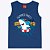Conjunto Regata Tubarão e Bermuda Moletom Infantil Masculino Kyly 1000356 - Imagem 3