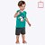 Conjunto Regata Tubarão e Bermuda Moletom Infantil Masculino Kyly 1000356 - Imagem 7
