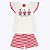 Conjunto Blusa Estampada e Shorts em Malha Fio Tinto Infantil Feminino Kyly 1000211 - Imagem 1