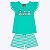Conjunto Blusa Estampada e Shorts em Malha Fio Tinto Infantil Feminino Kyly 1000211 - Imagem 3