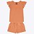 Conjunto Blusa Manga Curta Enjoy e Shorts Infantil Feminino Kyly  1000212 - Imagem 2