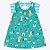 Vestido Manga Curta Listrado Infantil Feminino Kyly 1000192 - Imagem 2