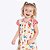 Vestido Manga Curta Listrado Infantil Feminino Kyly 1000192 - Imagem 4