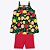 Conjunto Blusa Alcinha e Shorts Estampa Variada Infantil Feminino Kyly 1000201 - Imagem 1