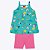 Conjunto Blusa Alcinha e Shorts Estampa Variada Infantil Feminino Kyly 1000201 - Imagem 5