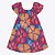 Vestido Manga Curta Floral Infantil Feminino Kyly 1000222 - Imagem 1