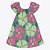 Vestido Manga Curta Floral Infantil Feminino Kyly 1000222 - Imagem 3