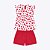 Conjunto Blusa Estampa Corações e Shorts em Moletinho Infantil Feminino Kyly 1000232 - Imagem 1