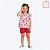 Conjunto Blusa Estampa Corações e Shorts em Moletinho Infantil Feminino Kyly 1000232 - Imagem 7