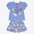 Conjunto Blusa Cropped e Shorts em Tricoline Infantil Feminino Kyly 1000237 - Imagem 1