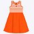 Vestido Manga Curta Listrado em Meia Malha Flamê Infantil Feminino 1000247 - Imagem 2
