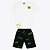 Conjunto Blusa Manga Curta e Bermuda Moletom sem Felpa Infantil Masculino Kyly 1000406 - Imagem 1