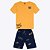 Conjunto Blusa Manga Curta e Bermuda Moletom sem Felpa Infantil Masculino Kyly 1000406 - Imagem 2