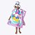 Poncho de Praia Unicórnio Aloha Infantil Menina Puket 100400483 - Imagem 1