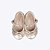 Sapatilha Dourada Angel Laço em Pregas e Strass Mini Infantil Feminina Pampili 401043000 - Imagem 4