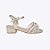 Sandália com Salto Fancy Tiras Finas e Strass Dourada Infantil Feminina Pampili 526046000 - Imagem 2