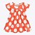 Vestido Manga Curta em Poá Infantil Feminino Milon 14936 - Imagem 2