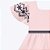 Vestido Manga Curta Bordado em Flores Infantil Feminino Milon 2000398 - Imagem 3