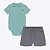 Conjunto Body Manga Curta e Bermuda Bebê Menino Milon  2000345 - Imagem 1