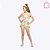 Maiô Jasmim Flores Colorido Infantil Menina Moda Praia Siri Kids 39084 - Imagem 3