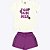 Conjunto Blusa Manga Curta e Shorts Paetê Infantil Menina Have Fun 28932 - Imagem 1