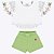 Conjunto Blusa com Manga Detalhada e Shorts Moletinho Infantil Menina Have Fun 28905 - Imagem 1