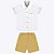 Conjunto Camisa Social Manga Curta e Bermuda Sarja Comfort Infantil Menino Have Fun 29010 - Imagem 1