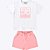 Conjunto Blusa Manga Curta e Shorts Moletinho Infantil Menina Have Fun 28936 - Imagem 1