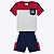 Conjunto Blusa Manga Curta e Bermuda em Moletom Flamê Infantil Menino Milon 2000186 - Imagem 1