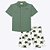 Conjunto Camisa Manga Curta Tricoline e Bermuda em Linho Estampada Infantil Menino Milon 2000193 - Imagem 1