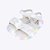Sandália de Led Lulli Borboletas Branca Holográfica Infantil Menina Pampili 697030000 - Imagem 1