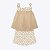Conjunto Blusa de Alça e Shorts Cotton Flores Infantil Feminino Milon 2000383 - Imagem 2