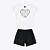 Conjunto Blusa Manga Curta e Short Moletom Juvenil Menina Kyly 1000570 - Imagem 1