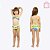 Biquíni Cropped Star Jeans Infantil Menina Moda Praia Siri Kids 39043 - Imagem 3