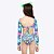 Biquíni Manga Longa Star Jeans Infantil Menina Moda Praia Siri Kids 39244 - Imagem 2