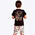 Conjunto Camiseta Manga Curta e Bermuda Sarja Monstera Infantil Menino Banana Danger 50232 - Imagem 2