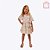 Vestido Estampa Bordado Florzinha Infantil Menina Vigat 4881 - Imagem 2