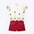 Conjunto Blusa Manga Curta Bordado Pompom e Short Infantil Menina Milon 2000541 - Imagem 2