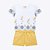 Conjunto Blusa Manga Curta Bordado Pompom e Short Infantil Menina Milon 2000541 - Imagem 1