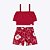 Conjunto Blusa e Short Estampa Flores Infantil Menina Kyly 1000566 - Imagem 1