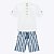 Conjunto Camisa Manga Curta e Bermuda Listrada Infantil Menino Milon 2000590 - Imagem 1