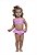 Biquini Infantil Feminino Sirikids Rosa 36957 - Imagem 1