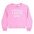 Poah Noah Blusa Infantil Feminina Manga Longa 45808  Fluor - Imagem 1