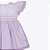 Vestido Lilás Estampa Delicada Manga Godê Paraiso 15498 - Imagem 9
