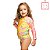 Conjunto Camiseta Para Nadar e Calcinha Biquíni Infantil Menina Moda Praia Peixote Kids 650077 - Imagem 1