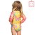 Maiô Manga Longa Estampado Infantil Menina Moda Praia Peixote Kids 650028 - Imagem 1