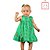 Vestido Bebê Menina Jardim de Tulipas Verde Precoce 4303 - Imagem 1