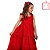 Vestido Liso Infantil Vermelho Precoce 4337 - Imagem 1