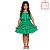 Vestido Verde Modelagem Reta Infantil Precoce 4336 - Imagem 1
