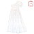 Vestido Liso Branco Infantil Precoce 4343 - Imagem 1